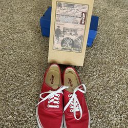 Woman’s Red Shoes By Levi Size 10