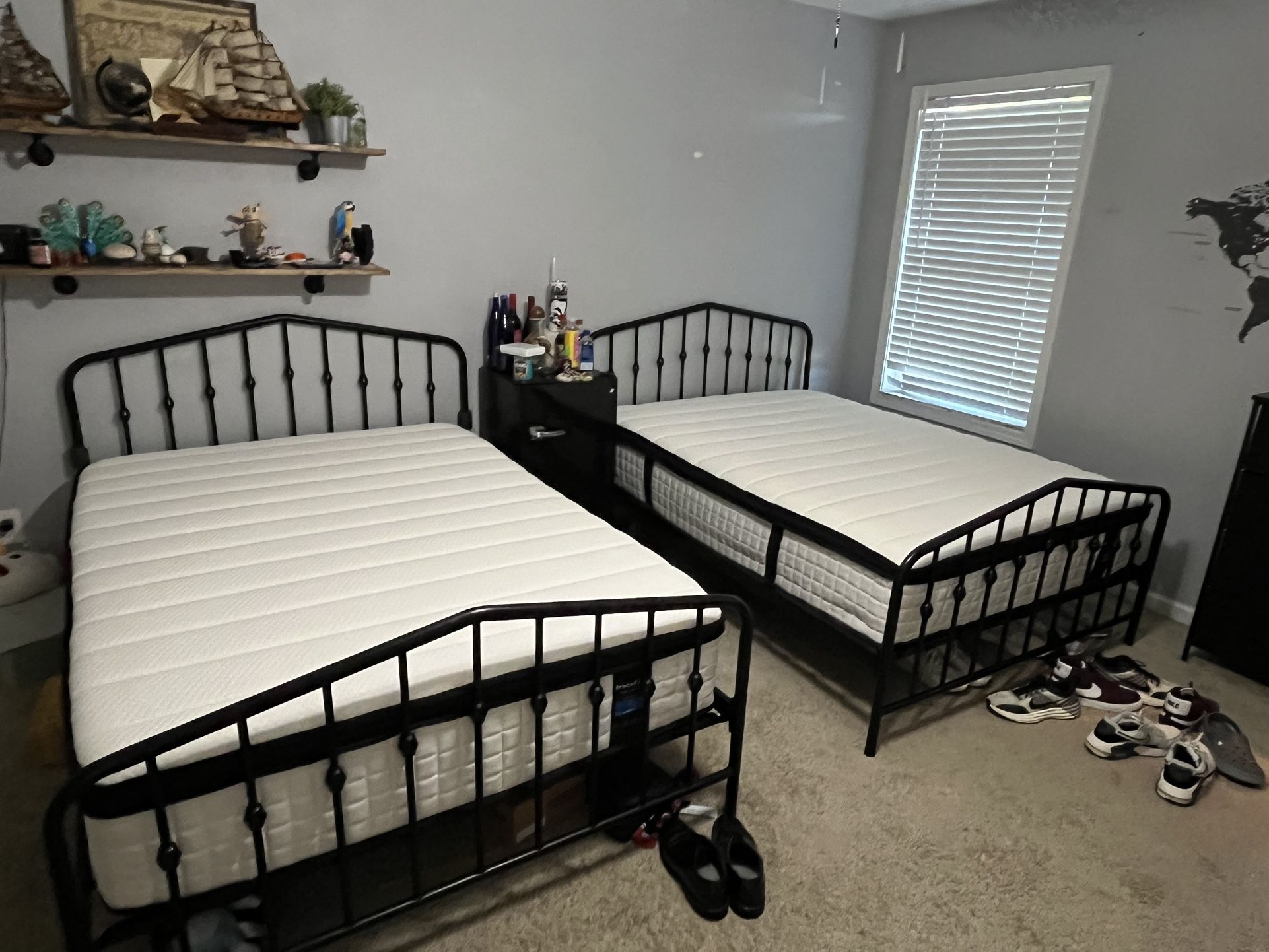 Pair of Full Size Beds with Mattress