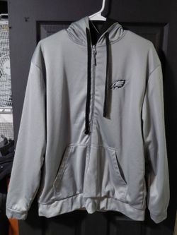 Dunbrooke Eagles Full Zip Hoodie Sweatshirt Gray XL