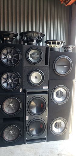 Subs and amps