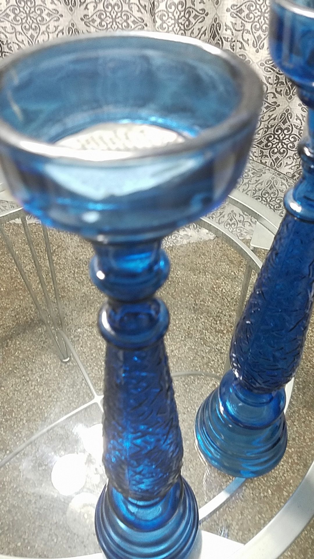 Glass Candle/Plant Holders