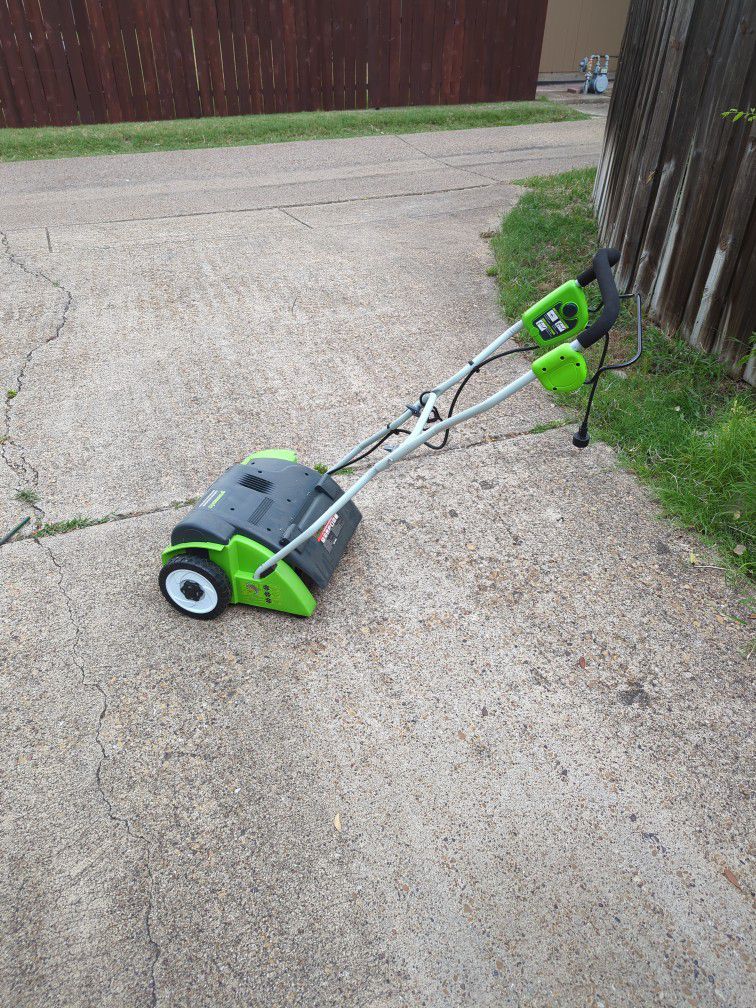 Electric Dethatcher For Lawn Care