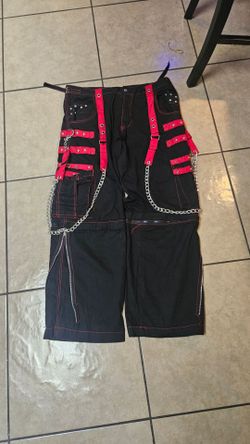 Vintage black and red tripp nyc pants