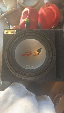 Alpine type r 12 inch sub