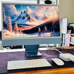 Apple iMac 24” 2021 M1 CHIP 16GB RAM  500GB SSD Like New Fully Functional