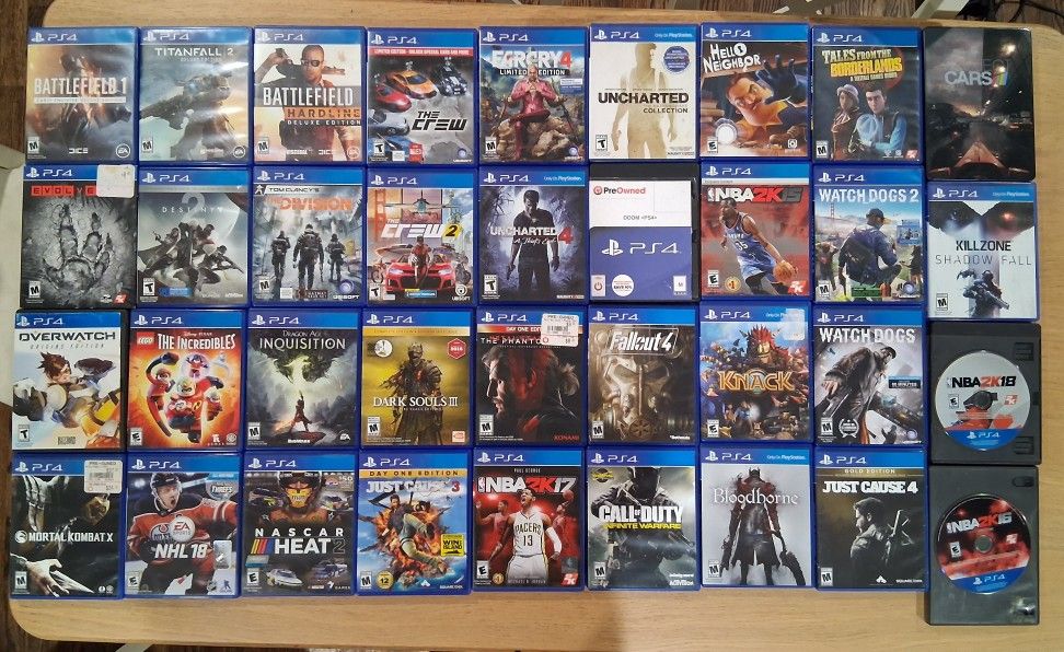 Playstation 4 Games (36) PS4