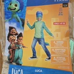 Disney Luca Costume Small 4-6T