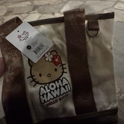 Hello kitty aloha mini tote bag