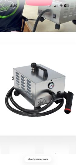 Chief steamer single commercial 75 psi steam cleaner