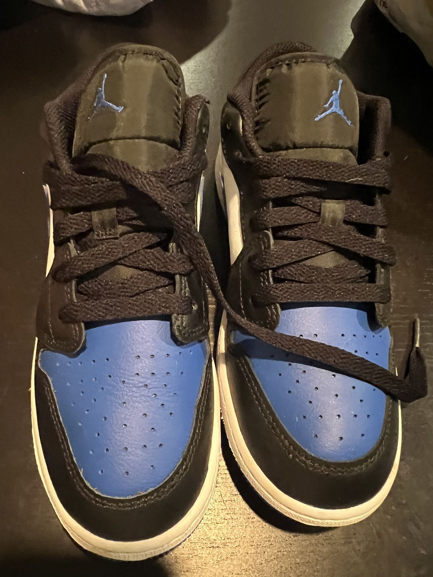 Air Jordan Low 1 Royal Blue And Black Size 5.5