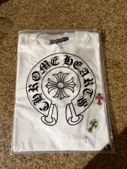 Chrome Hearts Graphic T-Shirt White Sz:Large