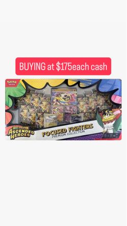 **BUYING** Pokemon Ascended Heroes Focused Fighters