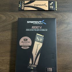 1TB Sabrent Rocket 4 NVMe SSD