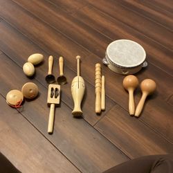 Kids Wood Instrument Set