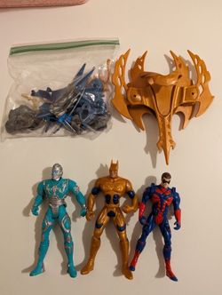 Vintage 90s batman figures and accessories