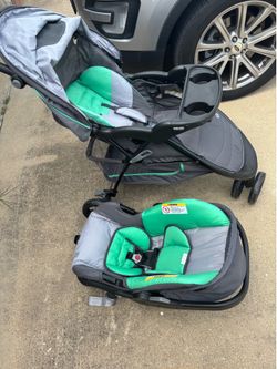 Baby car seat stroller combo
