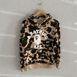 VINTAGE BAPE 1st CAMO HOODIE RELEASED RARE