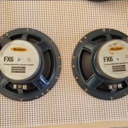 Boston Fx6 6.5" coaxial speakers