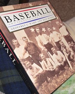 Baseball history coffee table book 
