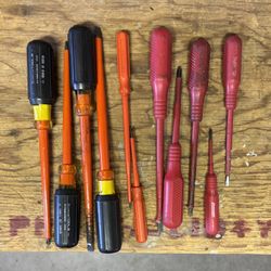 Insulated Screwdrivers From 11” To 6” Buy All For $50.