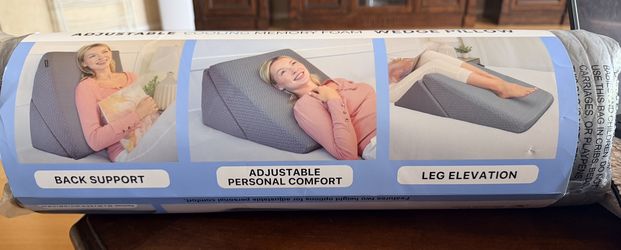 Brand new adjustable cooling memory foam wedge pillow for $27