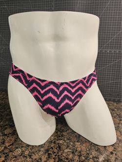 Men Briefs ( Bikini Style) (Wavy Pink)