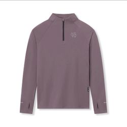 ASRV Thermal Training 1/4 Quarter Zip Moonscape Purple CYBER Large  NWT