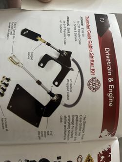 Steinjager Transfer case Cable Shifter