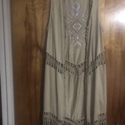 New Miss Me Suede Vest Size : M