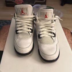 Air Jordan 4 GS White Cement 7 Womens 