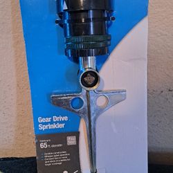 Orbit Gear Drive Sprinkler 65ft Spray Diameter 6 Patterns