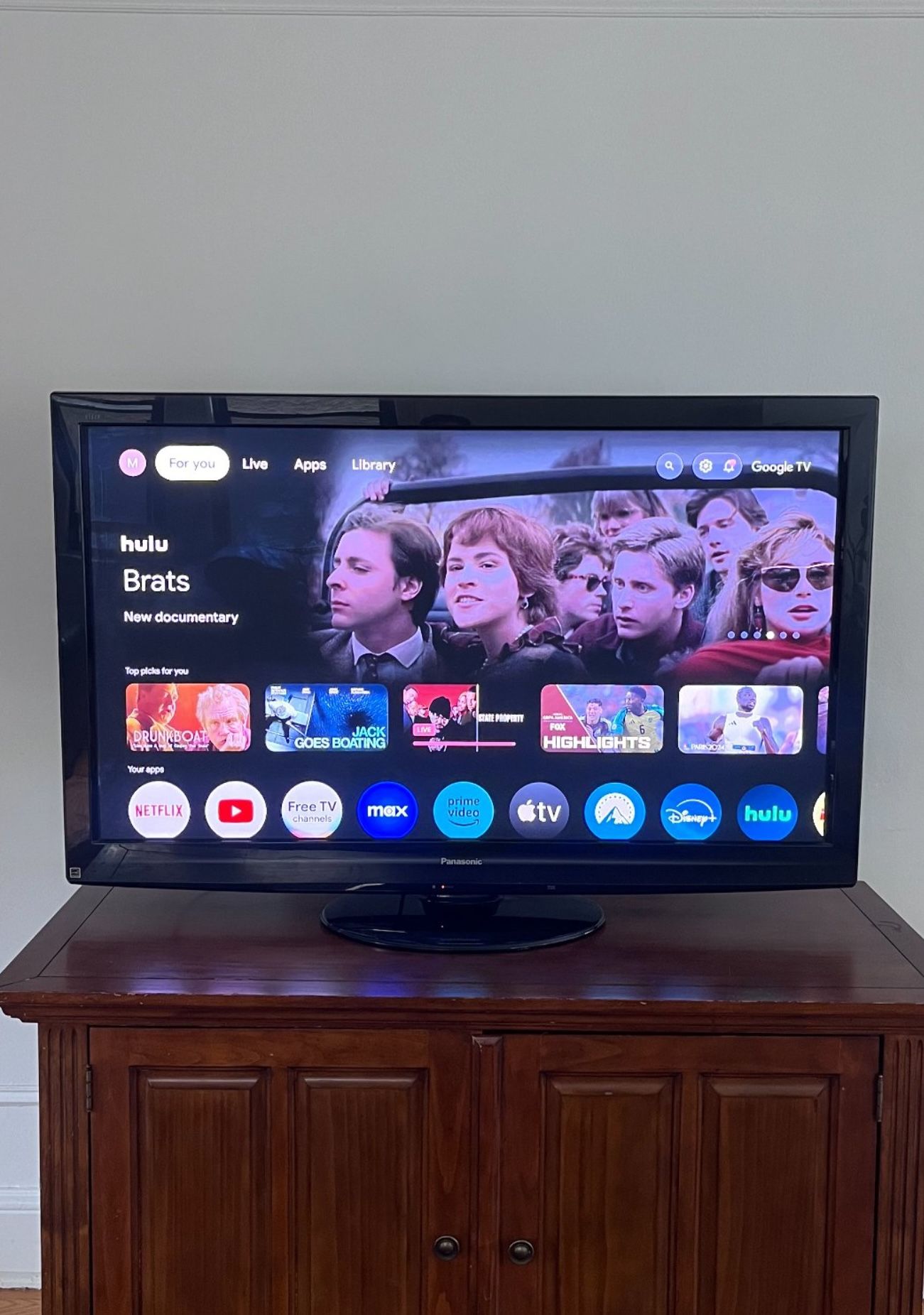 Tv Panasonic 52” Or Sonic