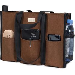 large tote bag - brown