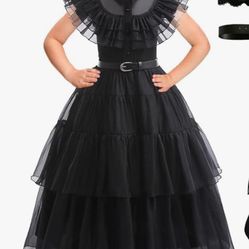 Wednesday Costume Dress/ Vestido Disfraz Merlina