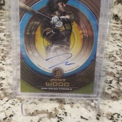 James Wood autographed Baseball Cards