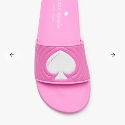 Brand New In Box!! Women’s Kate Spade Size 7 Pink Pool Slides 