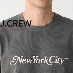 🌞(NEW) MEN’S J.CREW VINTAGE-WASH COTTON NEW YORK CITY GRAPHIC T-SHIRT - SIZE: SMALL🌞