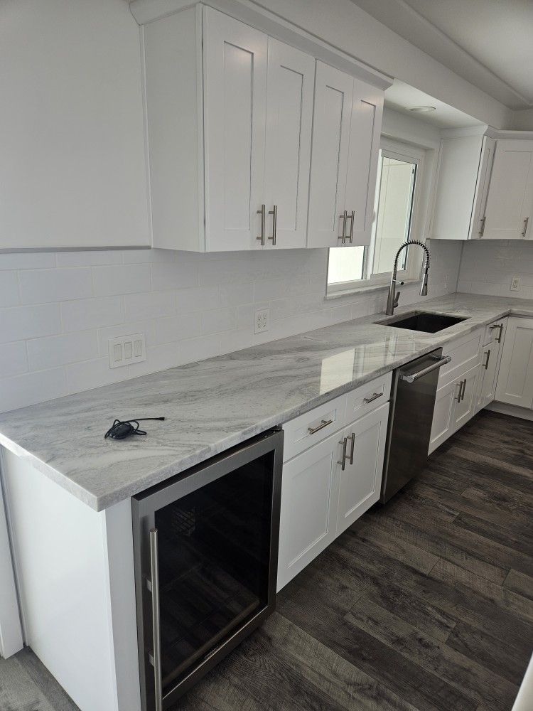 Solid Wood Cabinets Full Remodel