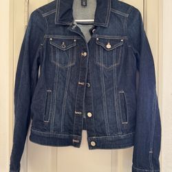 White House Black Market Jean Jacket - Size 4