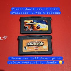Tony Hawks Pro Skater 4 & Need for Speed Porsche Unleashed GBA Games
