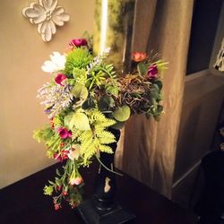 Spring Repurposed Candle Holder