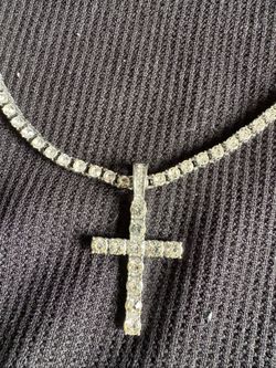 Iced Cross Necklace