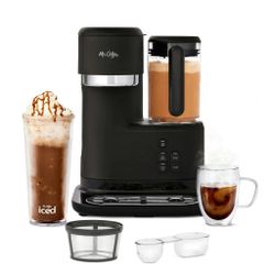 Mr Coffee Iced And Hot Coffee Maker & Blender W/ Reusable Filter $45