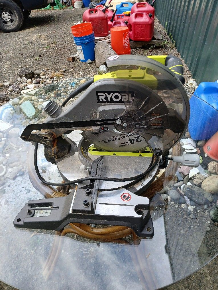 Ryobi ten inch sliding compound Miter saw