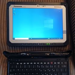 Touchscreen Panasonic ToughBook 2 in 1 Laptop/Tablet Full Rugged Mil Spec 