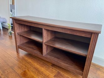 IKEA Wood TV Stand / Media Console with Open Shelves 48.5”
