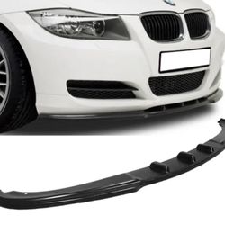 Fits 09-11 BMW 3 Series E90 LCI MX Style Unpainted Front Bumper Lip