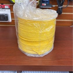 Hollow Braid Rope Yellow 
