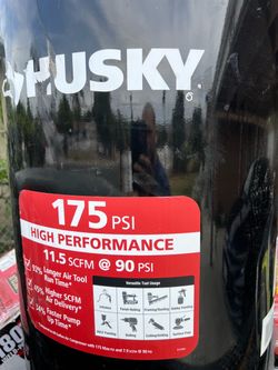 Husky 60 Gal 175 PSI Stationary Air Compressor