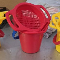 Kids beach buckets